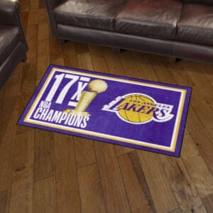 Los Angeles Lakers Dynasty 3ft. x 5ft. Plush Area Rug-35103