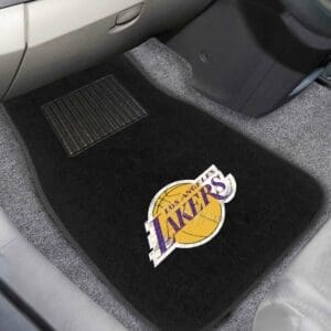 Los Angeles Lakers Embroidered Car Mat Set - 2 Pieces-17608