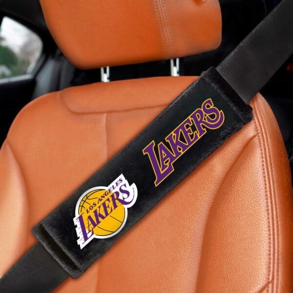 Los Angeles Lakers Embroidered Seatbelt Pad 2 Pieces 32066 1 scaled