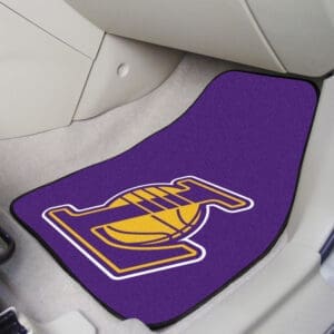 Los Angeles Lakers Front Carpet Car Mat Set - 2 Pieces-9301