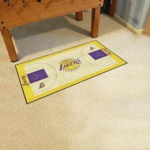 Los Angeles Lakers Large Court Runner Rug - 30in. x 54in.-9298