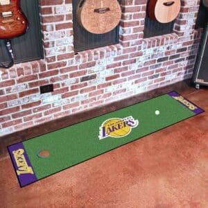 Los Angeles Lakers Putting Green Mat - 1.5ft. x 6ft.-9303