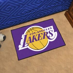 Los Angeles Lakers Starter Mat Accent Rug - 19in. x 30in.-11911