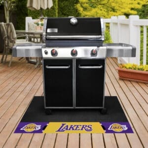 Los Angeles Lakers Vinyl Grill Mat - 26in. x 42in.-14208
