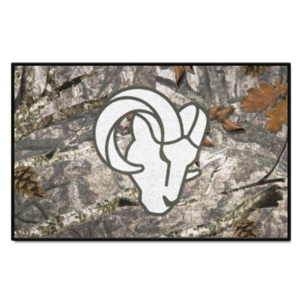 Los Angeles Rams Camo Starter Mat Accent Rug 19in. x 30in 1 scaled