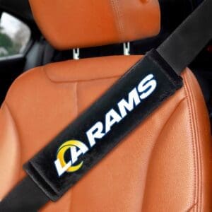 Los Angeles Rams Embroidered Seatbelt Pad - 2 Pieces