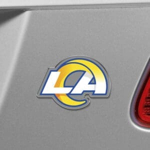 Los Angeles Rams Heavy Duty Aluminum Embossed Color Emblem - Alternate