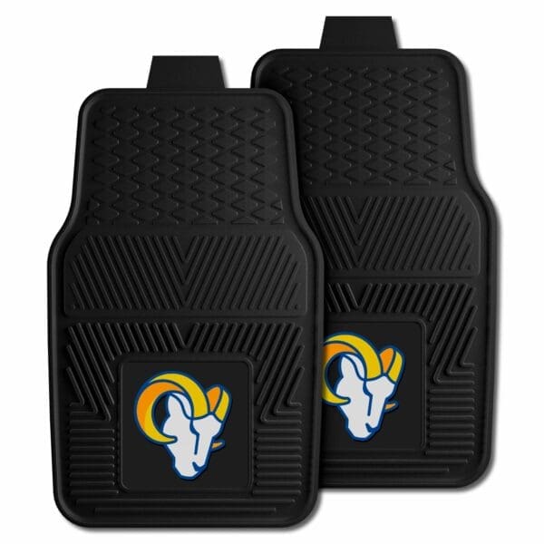Los Angeles Rams Heavy Duty Car Mat Set 2 Pieces 1 scaled
