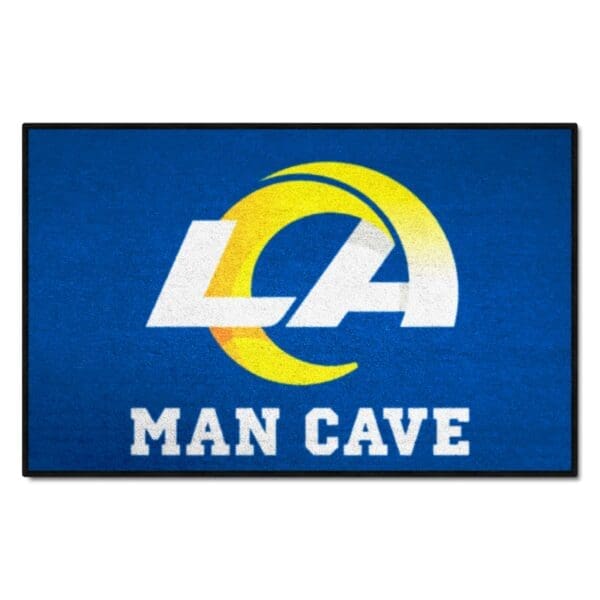 Los Angeles Rams Man Cave Starter Mat Accent Rug 19in. x 30in 1 scaled