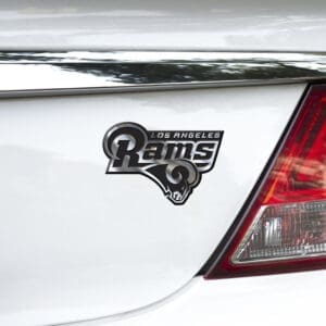Los Angeles Rams Molded Chrome Plastic Emblem