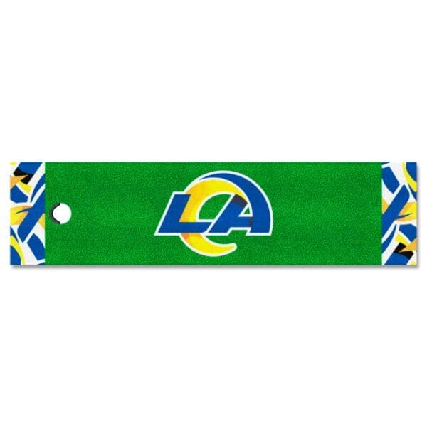 Los Angeles Rams Putting Green Mat 1.5ft. x 6ft 1 scaled