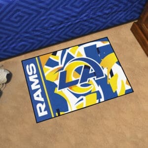 Los Angeles Rams Starter Mat XFIT Design - 19in x 30in Accent Rug