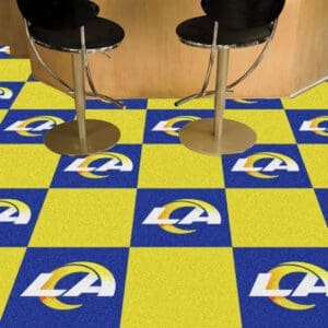 Los Angeles Rams Team Carpet Tiles - 45 Sq Ft.