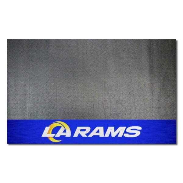 Los Angeles Rams Vinyl Grill Mat 26in. x 42in 1 scaled