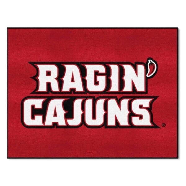 Louisiana Lafayette Ragin Cajuns All Star Rug 34 in. x 42.5 in 1 scaled
