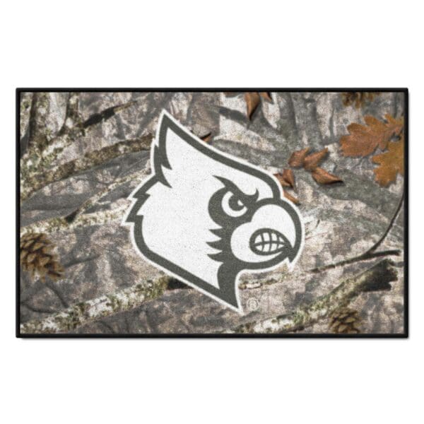 Louisville Cardinals Camo Starter Mat Accent Rug 19in. x 30in 1 scaled