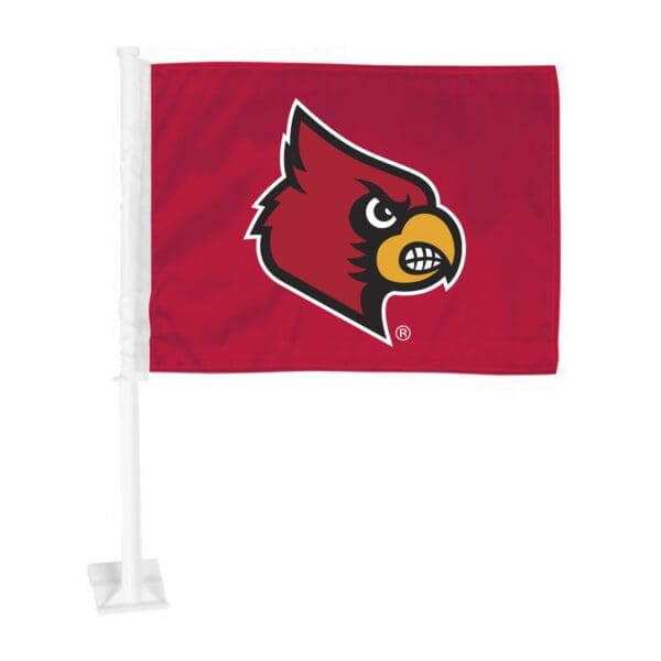 Louisville Cardinals Car Flag Large 1pc 11 x 14 1