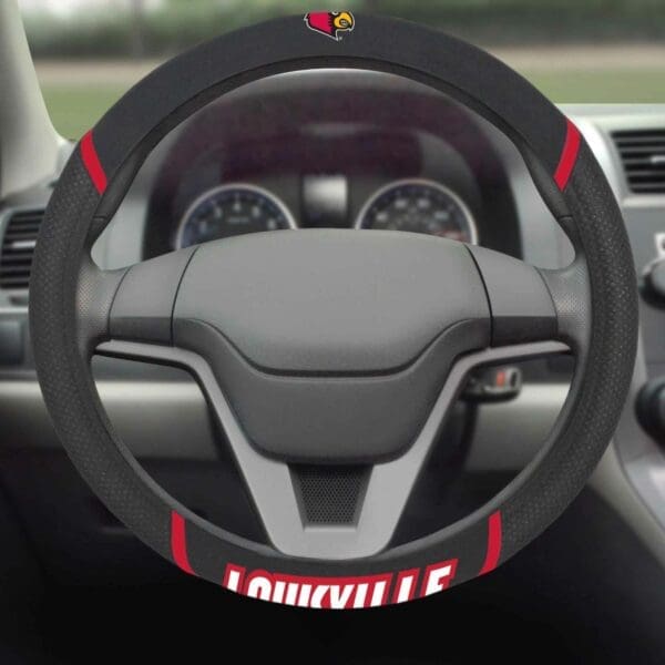 Louisville Cardinals Embroidered Steering Wheel Cover