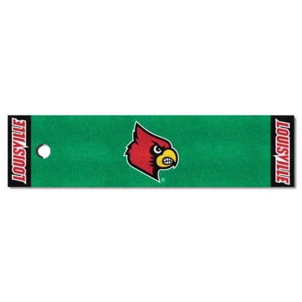 Louisville Cardinals Putting Green Mat 1.5ft. x 6ft 1 scaled