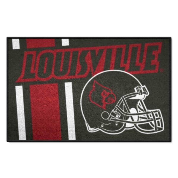 Louisville Cardinals Starter Mat Accent Rug 19in. x 30in 1 2 scaled