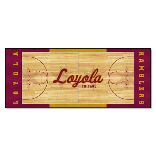 Loyola Chicago Ramblers Court Runner Rug 30in. x 72in 1 scaled