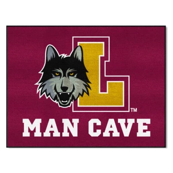Loyola Chicago Ramblers Man Cave All Star Rug 34 in. x 42.5 in 1 scaled