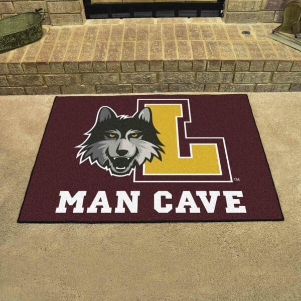 Loyola Chicago Ramblers Man Cave All-Star Rug - 34 in. x 42.5 in.