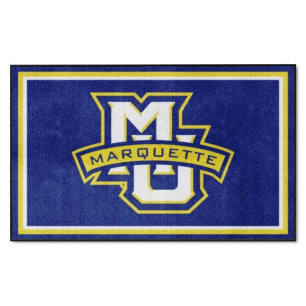 Marquette Golden Eagles 4ft. x 6ft. Plush Area Rug 1 scaled