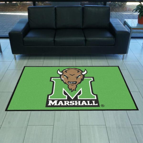 Marshall 4X6 High-Traffic Mat with Durable Rubber Backing - Landscape Orientation