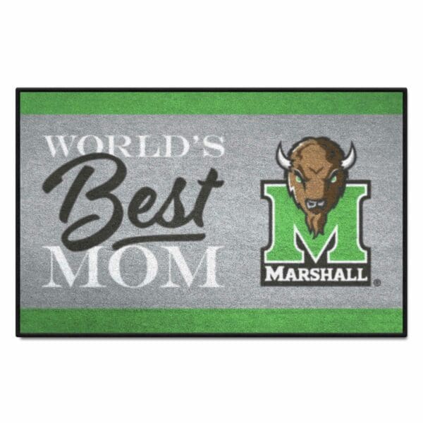 Marshall Thundering Herd Worlds Best Mom Starter Mat Accent Rug 19in. x 30in 1 scaled