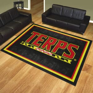 Maryland Terrapins 8ft. x 10 ft. Plush Area Rug