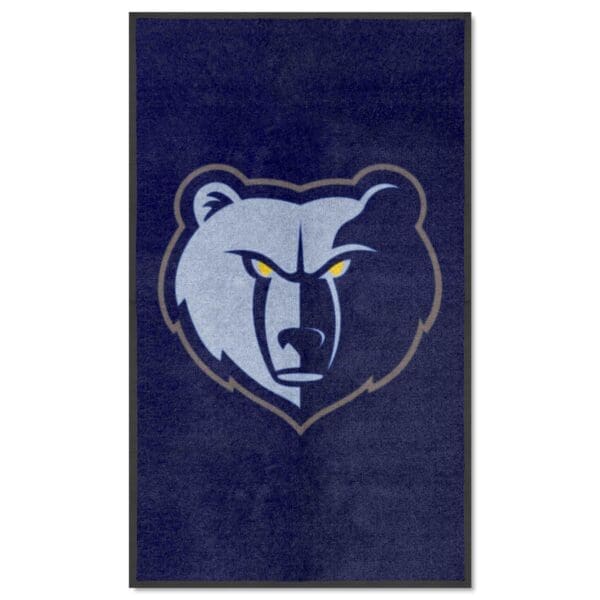 Memphis Grizzlies 3X5 High Traffic Mat with Durable Rubber Backing Portrait Orientation 9924 1 scaled