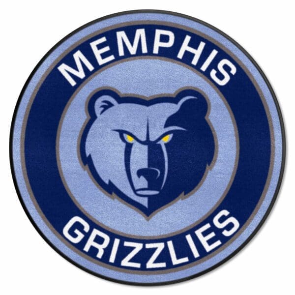 Memphis Grizzlies Roundel Rug 27in. Diameter 18840 1 scaled