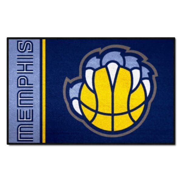 Memphis Grizzlies Starter Mat Accent Rug 19in. x 30in. 17916 1 scaled