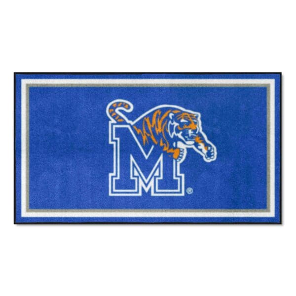 Memphis Tigers 3ft. x 5ft. Plush Area Rug 1 scaled