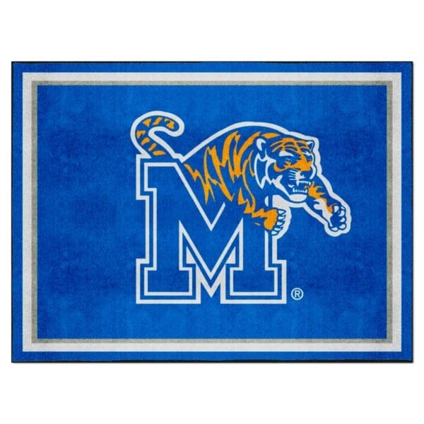 Memphis Tigers 8ft. x 10 ft. Plush Area Rug 1 scaled