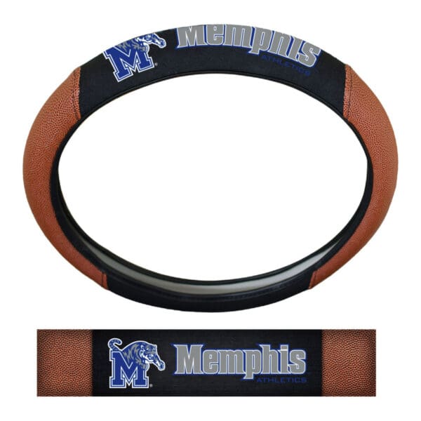 Memphis Tigers Football Grip Steering Wheel Cover 15 Diameter 1