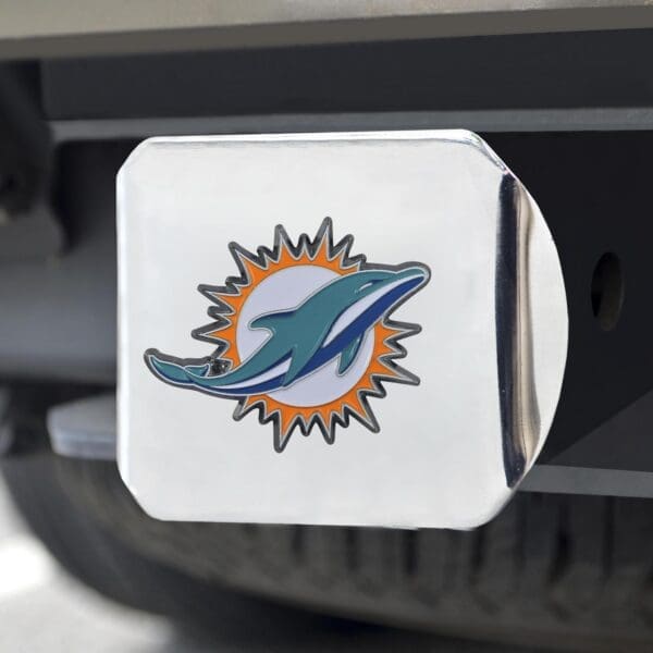 Miami Dolphins Hitch Cover - 3D Color Emblem