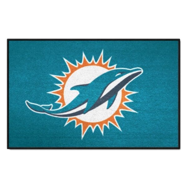 Miami Dolphins Man Cave All Star Rug 34 in. x 42.5 in 1 scaled