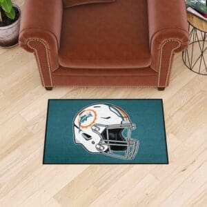 Miami Dolphins Starter Mat Accent Rug - 19in. x 30in.