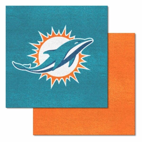 Miami Dolphins Team Carpet Tiles 45 Sq Ft 1 scaled
