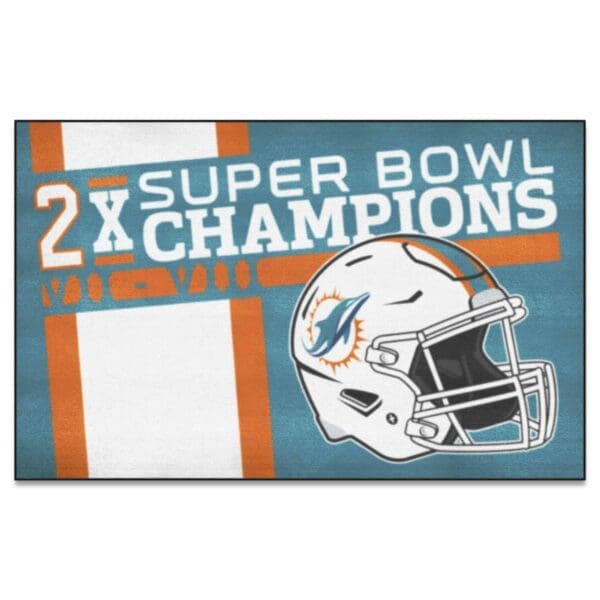 Miami Dolphins Ulti Mat Rug 5ft. x 8ft 1 1 scaled