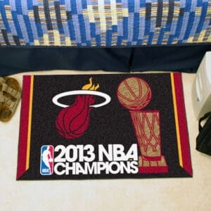 Miami Heat 2013 NBA Champions Starter Mat Accent Rug - 19in. x 30in.-15185