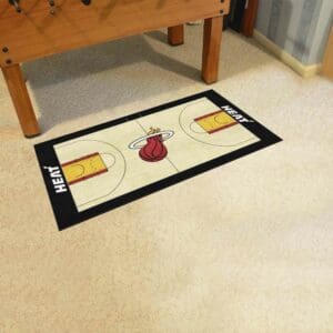 Miami Heat Large Court Runner Rug - 30in. x 54in.-9314