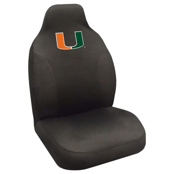 Miami Hurricanes Embroidered Seat Cover 1