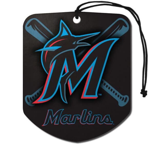 Miami Marlins 2 Pack Air Freshener 1