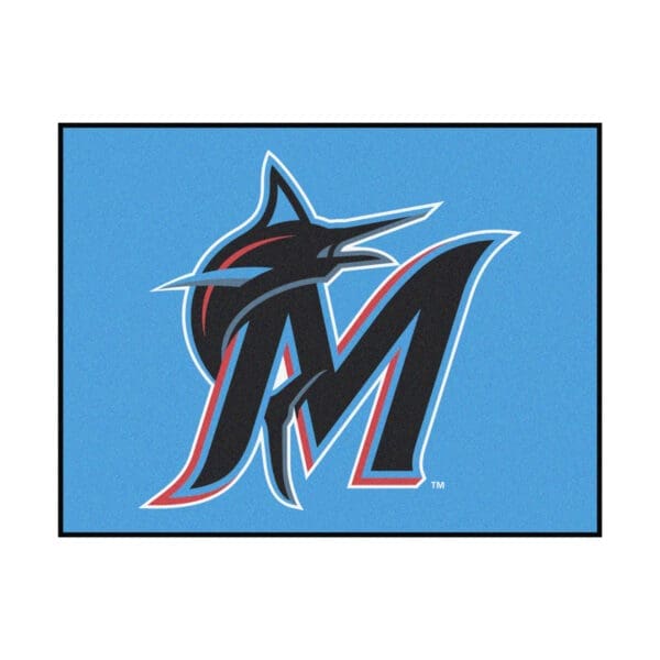 Miami Marlins All Star Rug 34 in. x 42.5 in 1