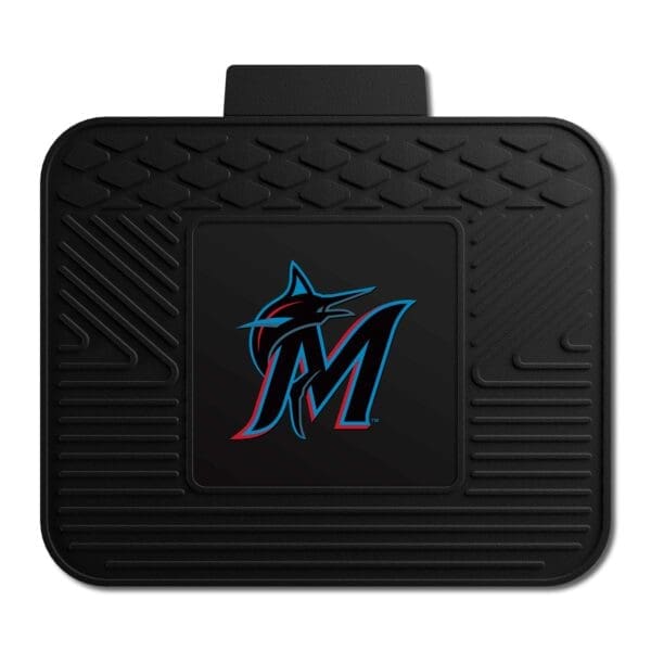 Miami Marlins Back Seat Car Utility Mat 14in. x 17in 1 scaled