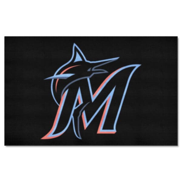 Miami Marlins Ulti Mat Rug 5ft. x 8ft 1 1 scaled