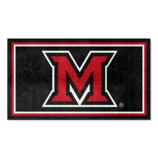 Miami OH Redhawks 3ft. x 5ft. Plush Area Rug 1 scaled